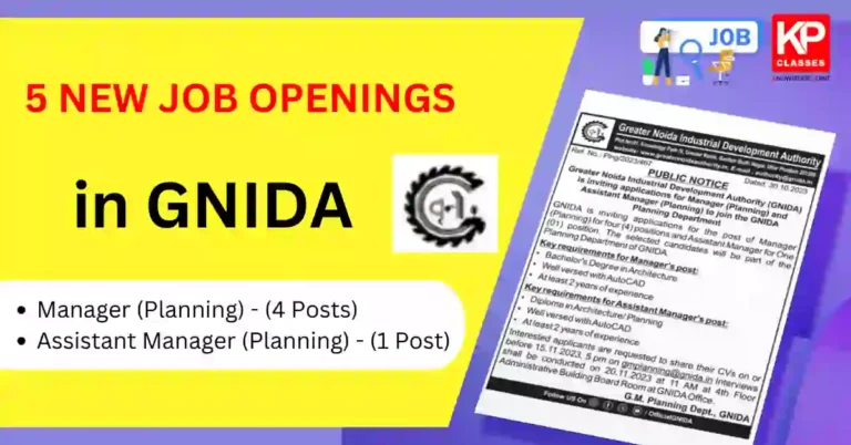 5 Job Openings for Architects / Town Planners in GNIDA – Apply Now